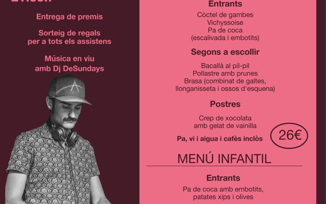 Sopar Tennis i Pàdel a la Fresca 2024