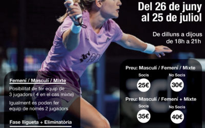 7ena Edició Pàdel a la Fresca